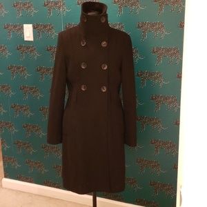 Black pea coat by Guess